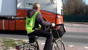 Leerlingen leggen het VVN Verkeersexamen af