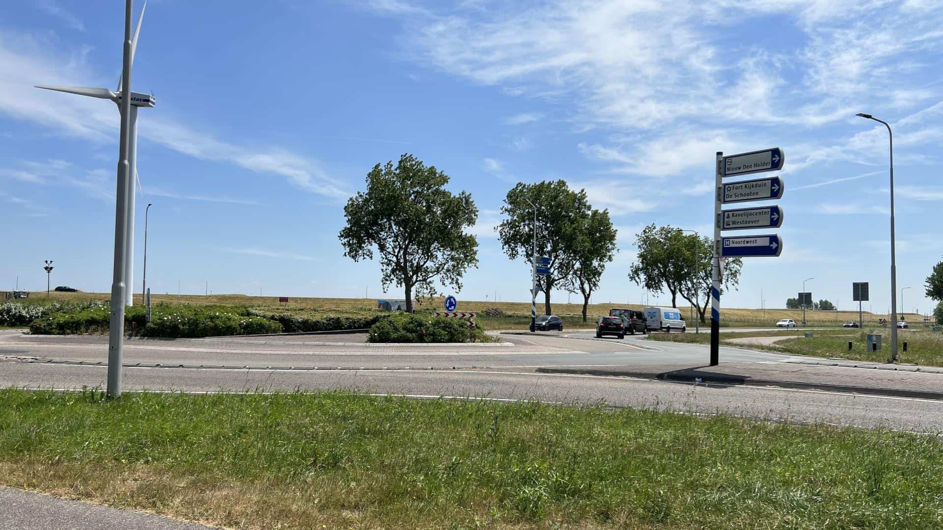Rotonde N250/Ravelijnweg afgesloten van 16 tot 19 juni
