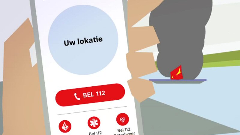 112 ook te bereiken via app