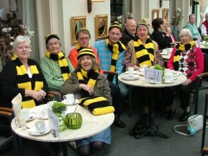 Breien voor de voetbalclub
