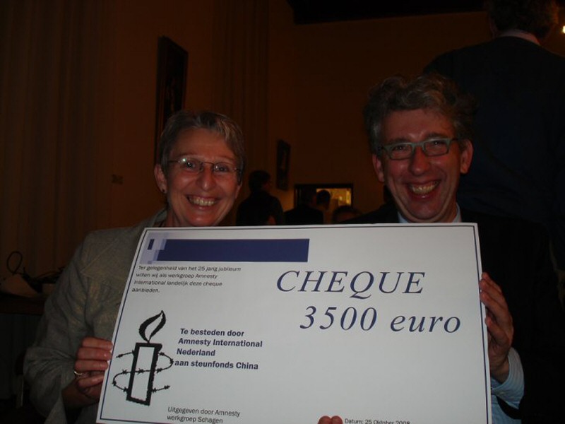 Cheque voor China