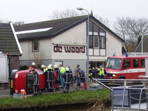 Op kant door paaltje