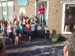 Straattekenen in Petten