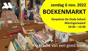De Wieringerwaardse Boekenmarkt komt er weer aan
