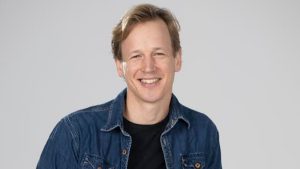 Epke Zonderland in boekhandel Plukker