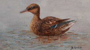 Kunst van Bea Bonnema in de bieb
