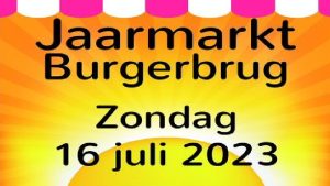 Jaarmarkt Burgerbrug AFGELAST