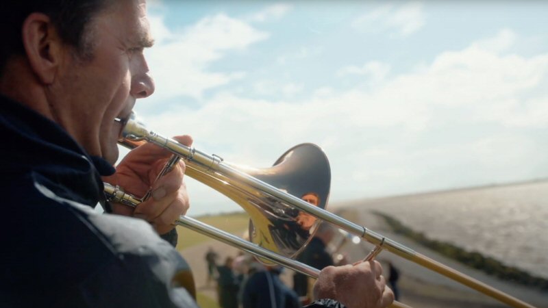 Muziek bij en op de Afsluitdijk