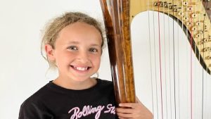 Harpmuziek in Haringhuizen