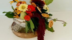Herfstworkshop Bloemschikken