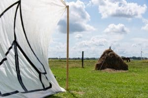 Zomers campingtheater bij Schervenweg Wieringerwerf