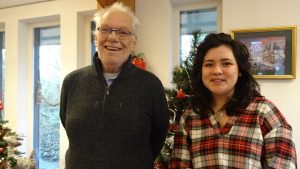 Ed Niemeyer en Mirte van der Leij  op radio
