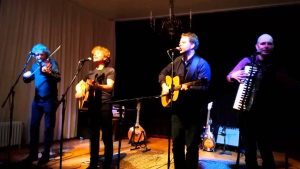 Singer-songwriter Danny Guinan in Winkel