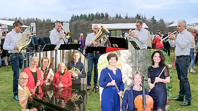 Muze Trio maakt muziek met vrienden