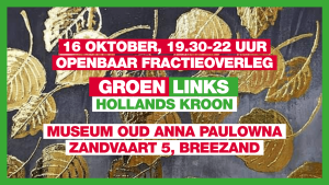 Uitnodiging openbaar fractieoverleg GroenLinks