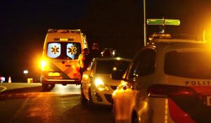 Scooterrijder gewond mee naar ziekenhuis