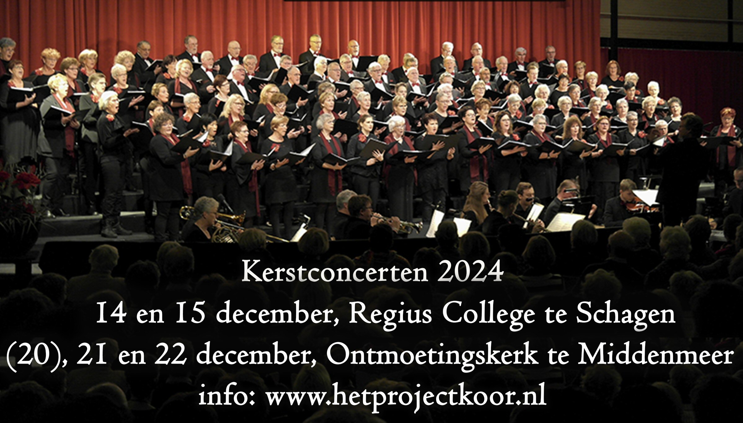 Het Projectkoor zingt voor Kerst