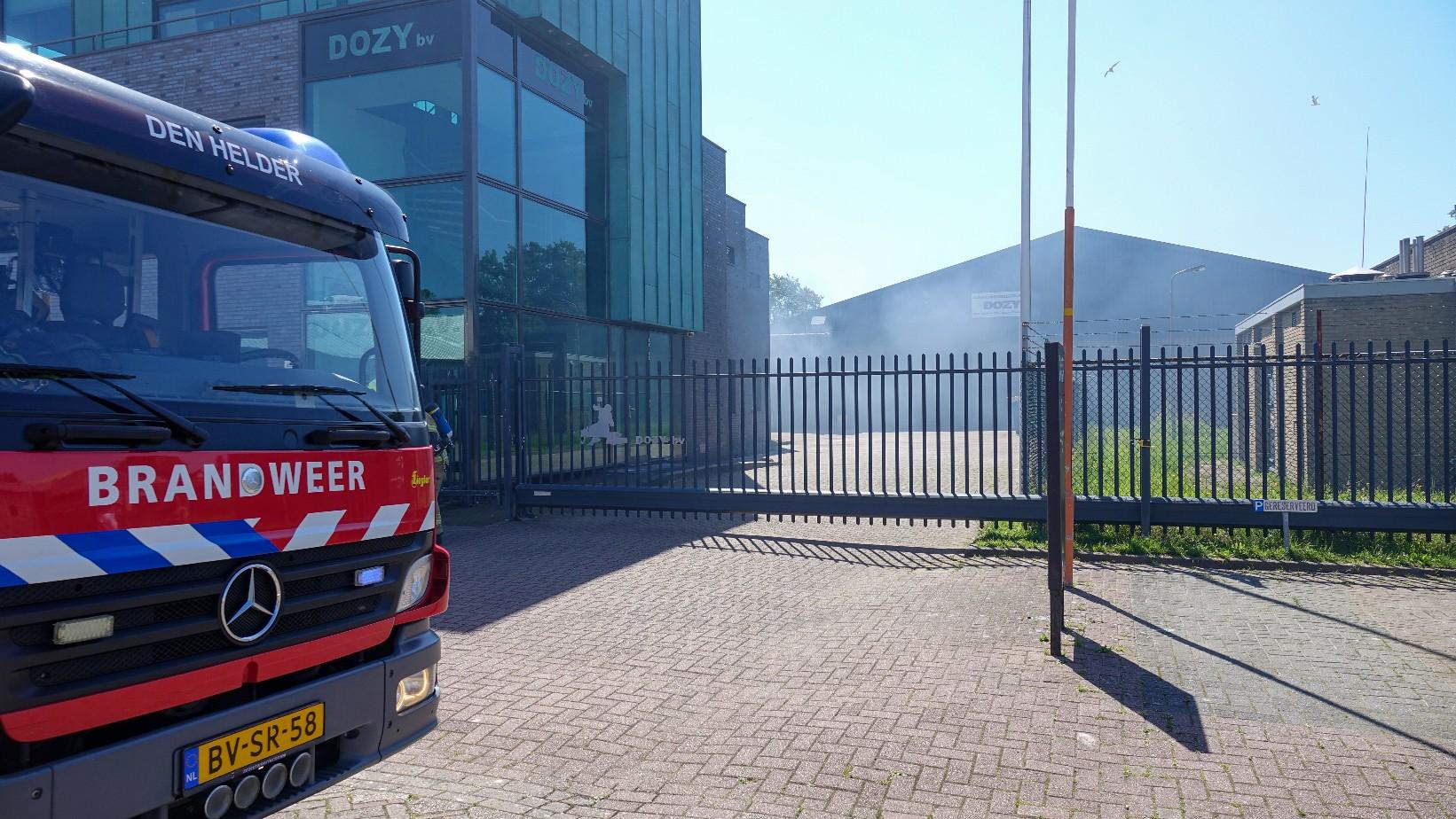 Veel rook bij kleine brand Energieweg