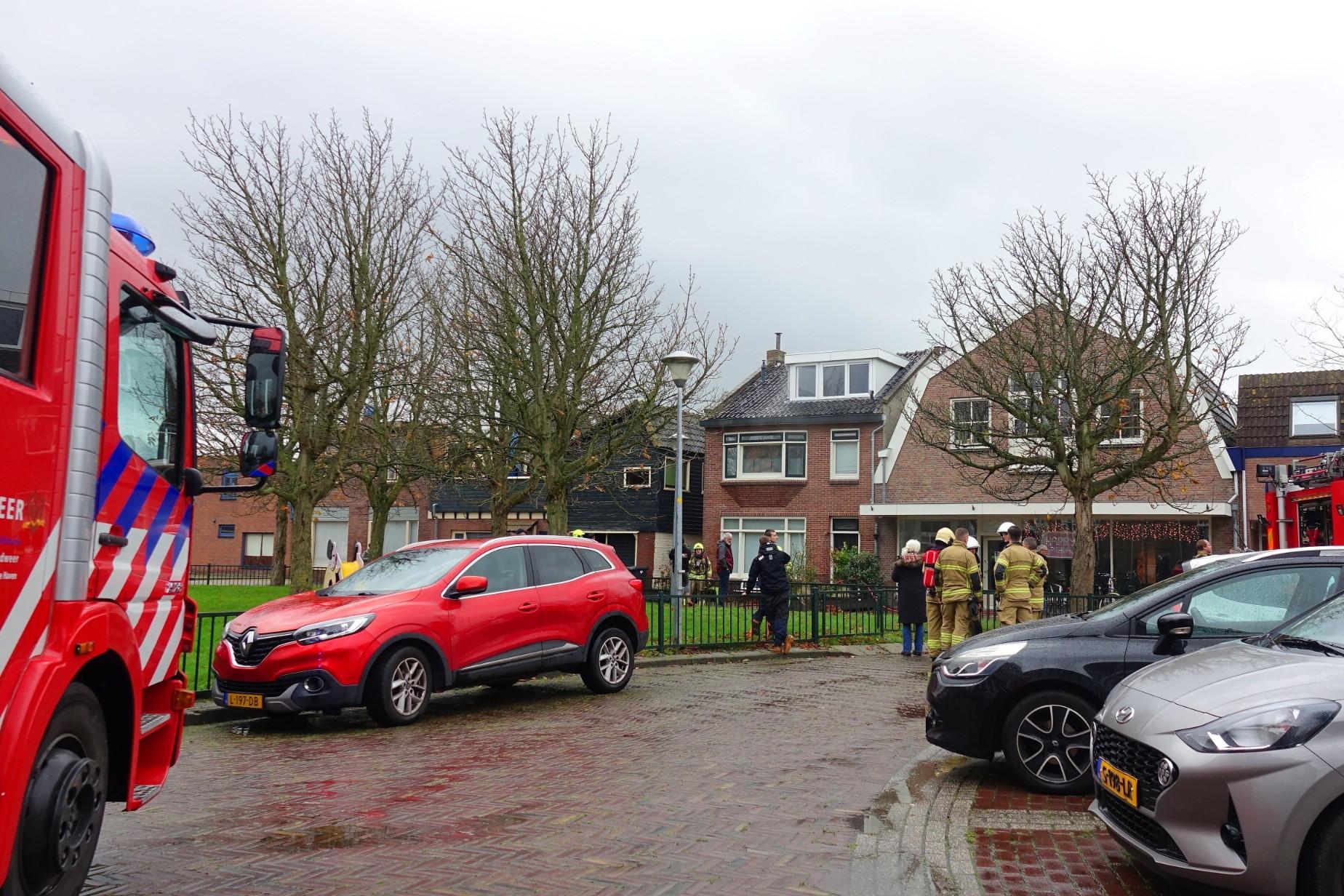 Brand in woning aan Vismarkt in Den Helder