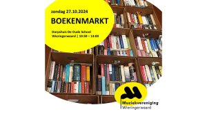 Muziekvereniging organiseert boekenmarkt in De Oude School