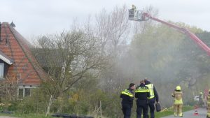 Schoorsteenbrand in Burgerbrug