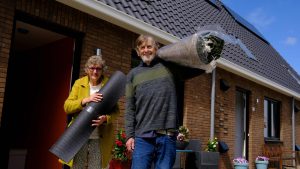 Wiebe en Trudy naar nieuwbouw Schagerbrug