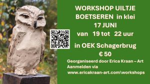 Workshop boetseren Erica Kraan