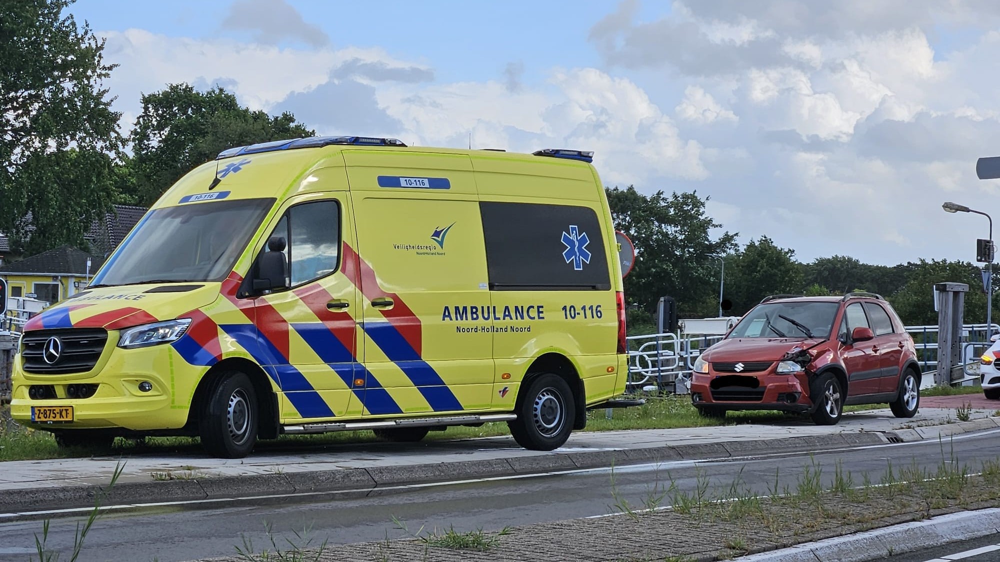 Aanrijding hindert spitsverkeer op N9