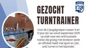 Turnvereniging Petten zoekt een trainer