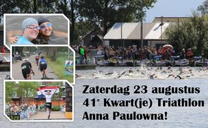 Inschrijving Kwart(je) Triathlon Anna Paulowna