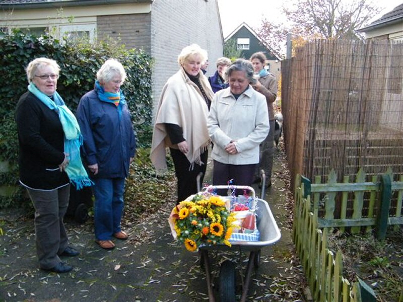 Bloemen voor echtpaar