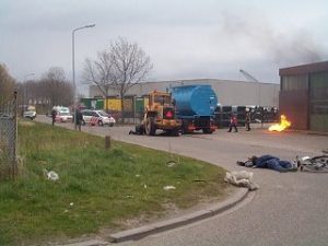 Grote oefening hulpdiensten