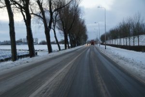 N248 en N241 vol sneeuw