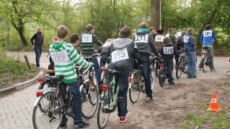 Fietsexamen in Schagen