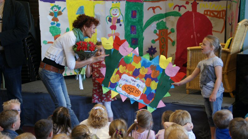 Cheque voor Sprokies