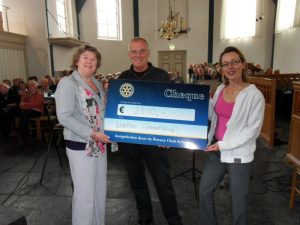 Cheque voor genootschap
