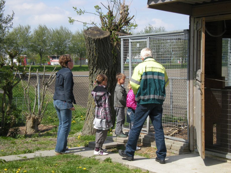 Club van Schagen bij dierenasiel