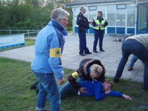 Rampenoefening in Zijpe