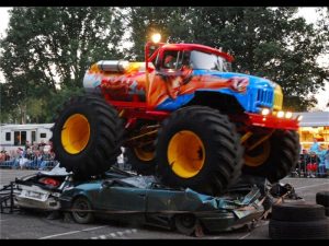 Stuntshow op Witte Paal