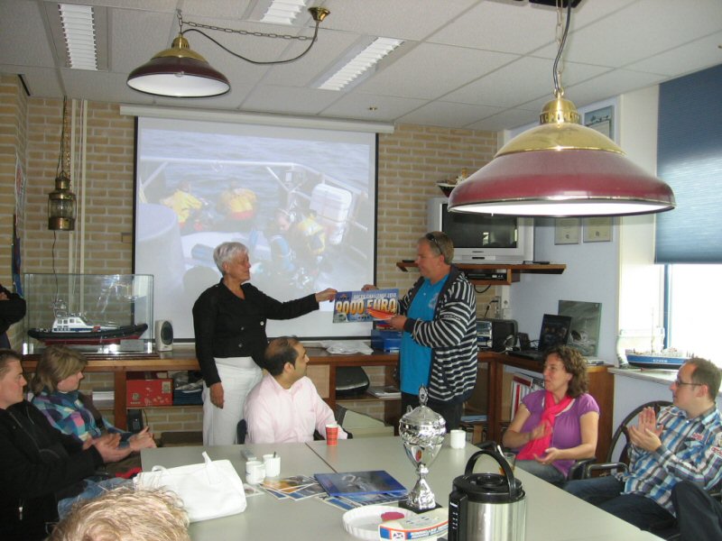 Cheque voor KNRM