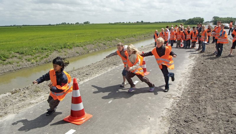 Fietspad geopend