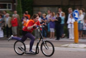 Autopedrace met hindernissen