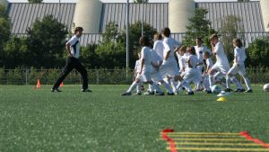 Training van een prof