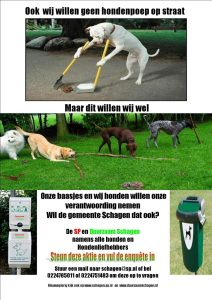 Hondenactie SP op braderie