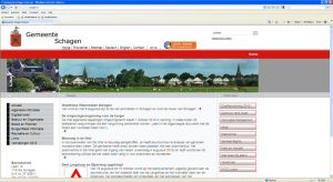 Aanpassing website Schagen