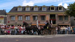 Topdrukte tijdens ringsteken