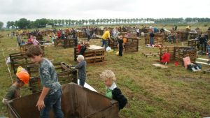 Huttenbouwen met kaplaarzen