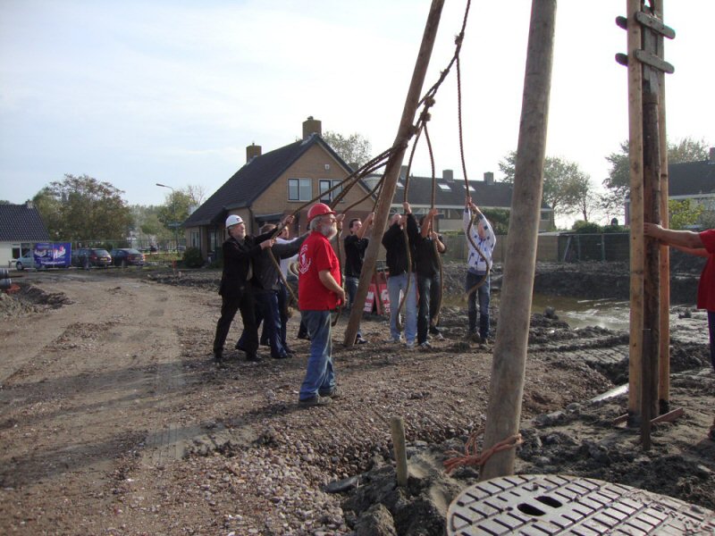 Eerste paal Witte Kool