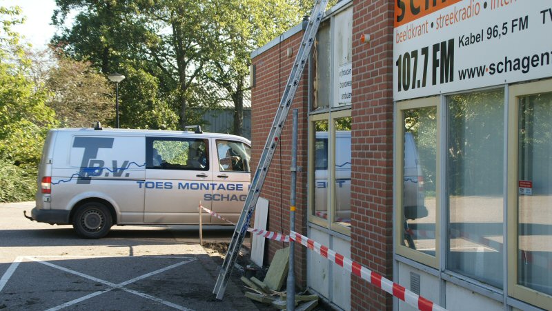 Nieuwe gevels Spartahal