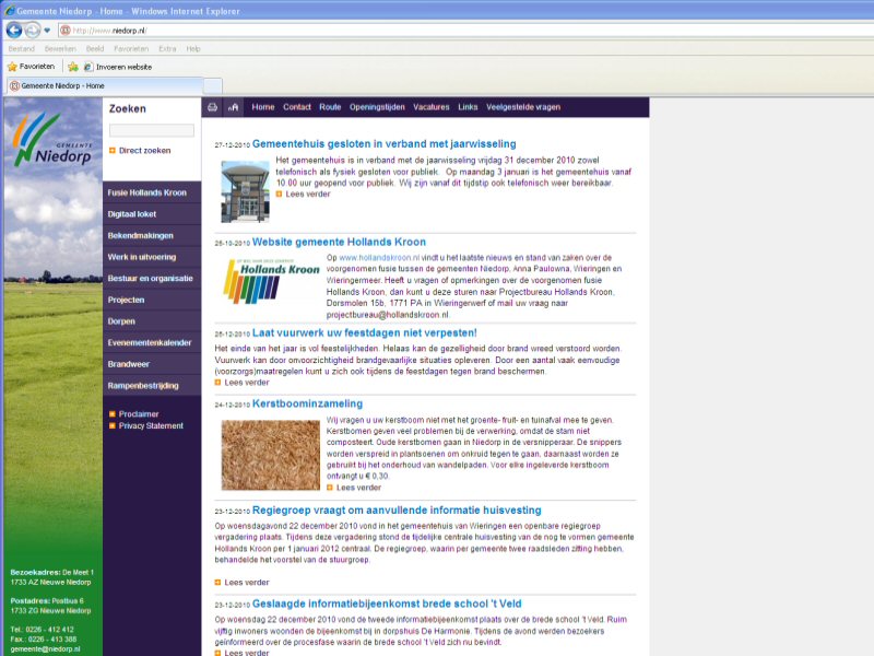 Websites gemeenten blijven slecht